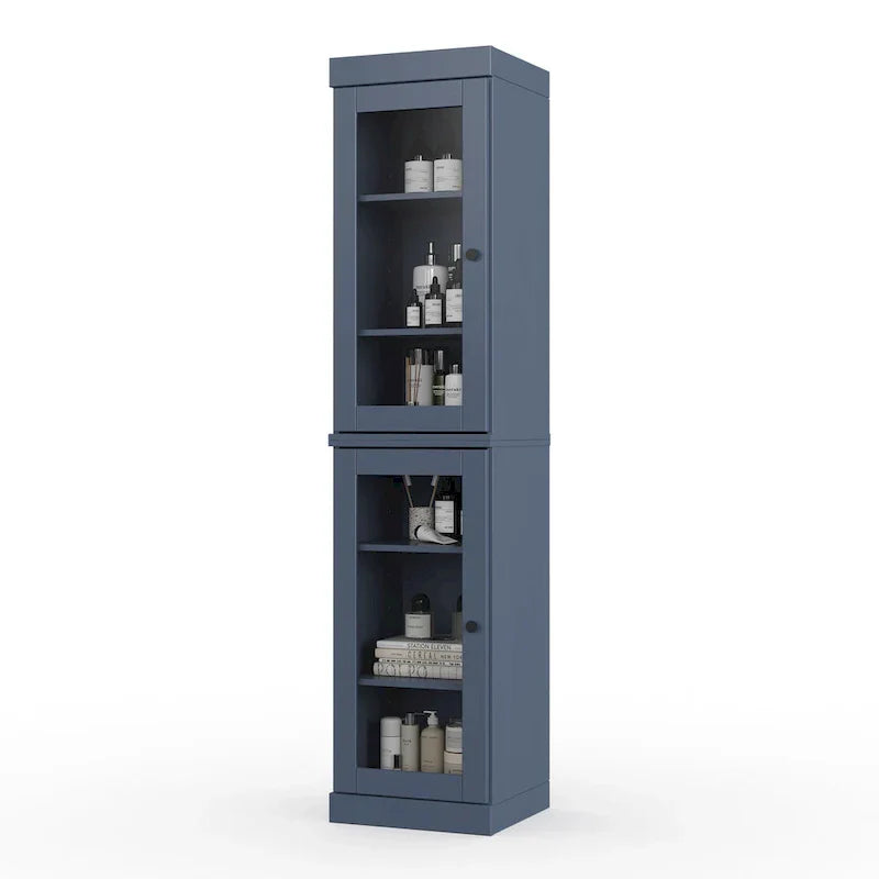 Meuble sous-vasque 100 % bois massif 42 cm avec portes en option par Palace Imports