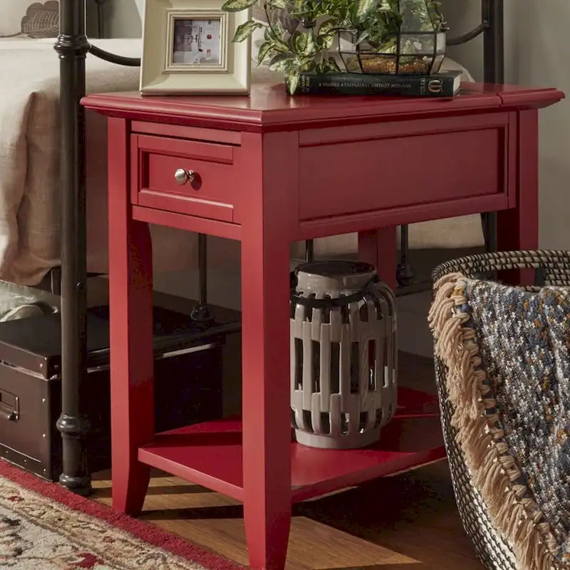 Zayden table d'appoint à 1 tiroir avec station de recharge par iNSPIRE Q Bold