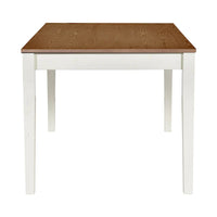 Ensemble de salle à manger 6 pièces en bois avec 4 chaises et un banc, table avec tiroir