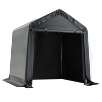 Abri de rangement extérieur et auvent carport : abri portable pour vélos, motos et rangement de jardin