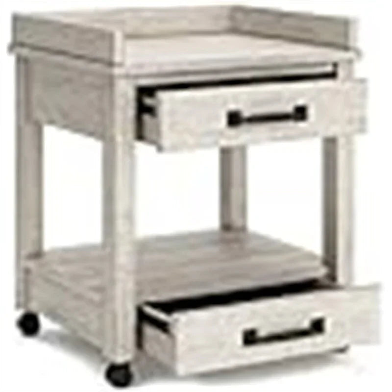 Meuble de rangement pour imprimante de bureau industriel - 61 P x 56 L x 58 H cm