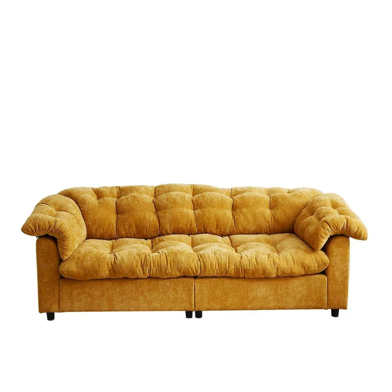 99.2  Canapé profond Chenille Confort, Canapé nuage moelleux tapissé