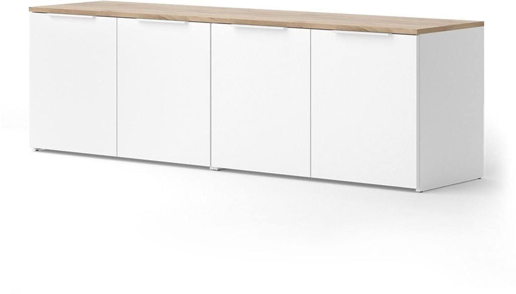 Article Maison - Blanc/Bois Clair