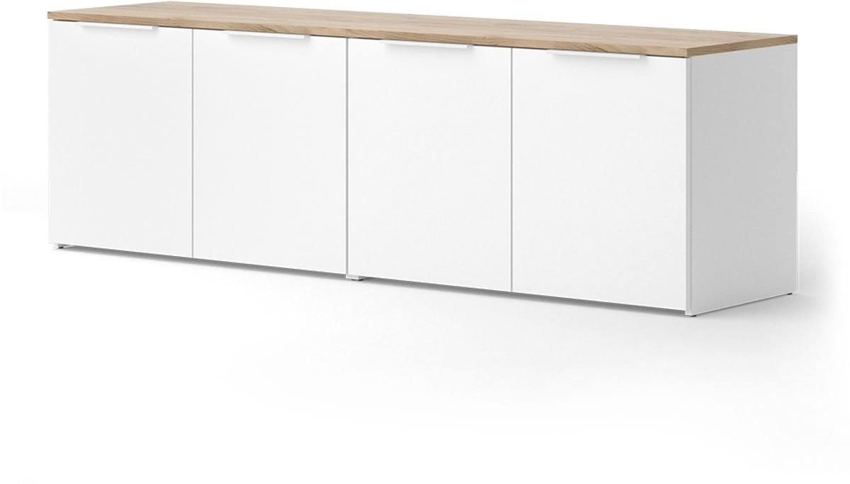 Article Maison - Blanc/Bois Clair