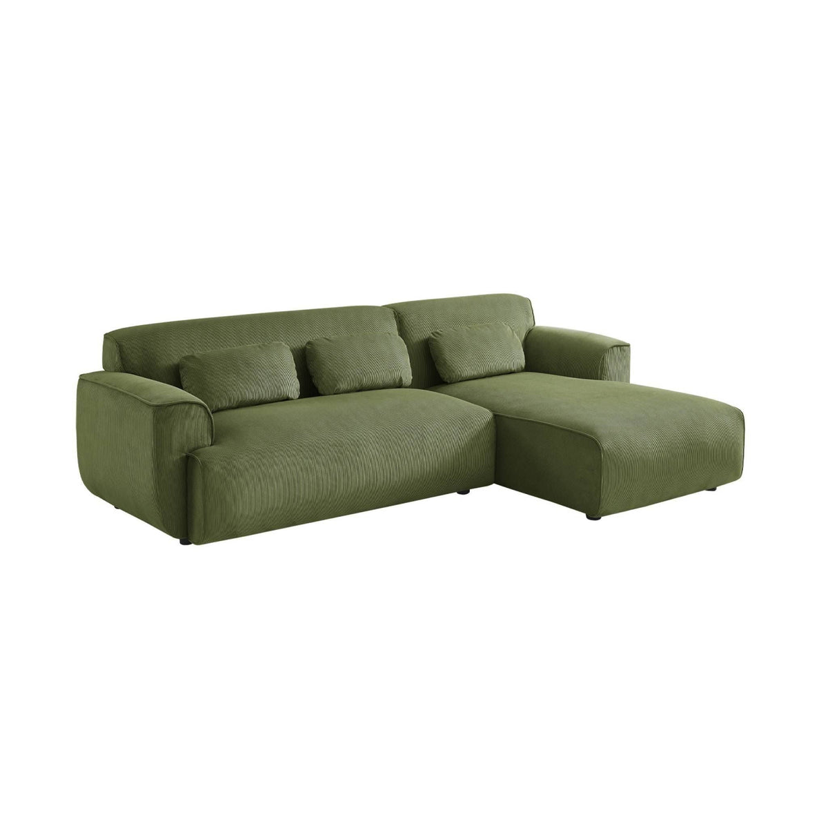 Canapé d'angle - Vert #2