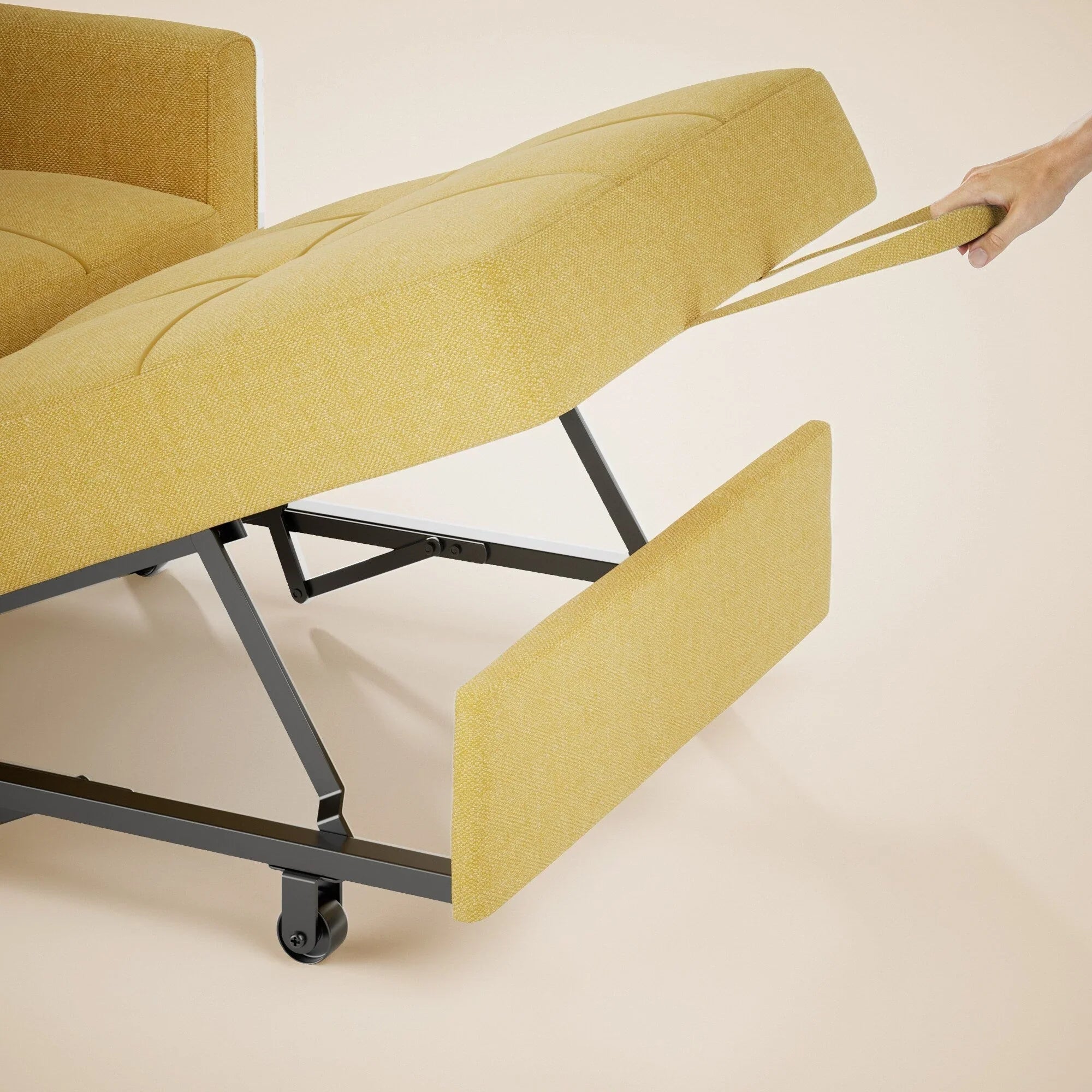 Canapé-lit réglable 3 en 1, fauteuil-canapé escamotable, lit pliant convertible pour salon