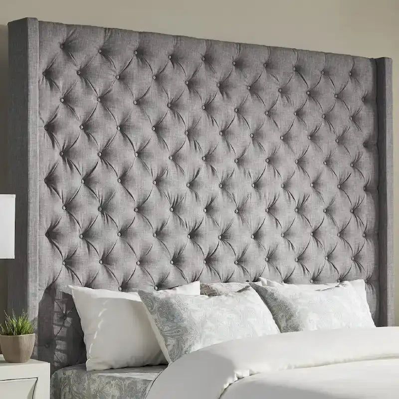 Naples - Tête de lit enveloppante capitonnée seule par iNSPIRE Q Artisan
