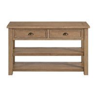 The Gray Barn Downington Table console de canapé à 2 tiroirs en bois massif