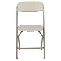 Chaise pliante en plastique – Lot de 10 – Capacité de poids de 295 kg – Chaise d'événement