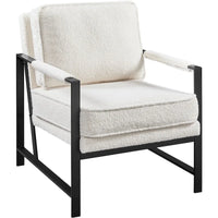 Yaheetech Fauteuil d'appoint rétro en similicuir