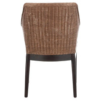 SAFAVIEH Duyen Chaise de salle à manger multicolore/marron - 23 x 23,3 x 34 - 23Lx23Px34H