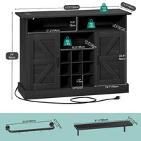 Moasis 52 Buffet Cabinet Meuble de bar à café de ferme