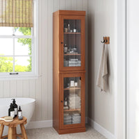 Meuble sous-vasque 100 % bois massif 42 cm avec portes en option par Palace Imports