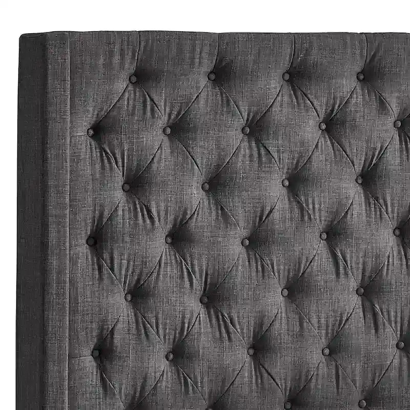 Naples - Tête de lit enveloppante capitonnée seule par iNSPIRE Q Artisan