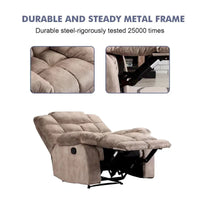 Fauteuil inclinable ergonomique surrembourré manuel