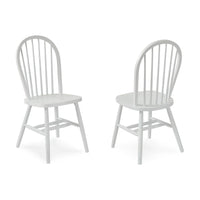 Chaise de salle à manger à dossier fuseau Windsor en bois massif International Concepts