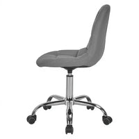 Chaise de bureau à domicile sans accoudoirs Javlergo, chaise de bureau d'ordinateur réglable en hauteur avec roulettes