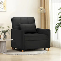 AECOJOY - Fauteuil convertible 3 en 1 avec coussin et dossier inclinable
