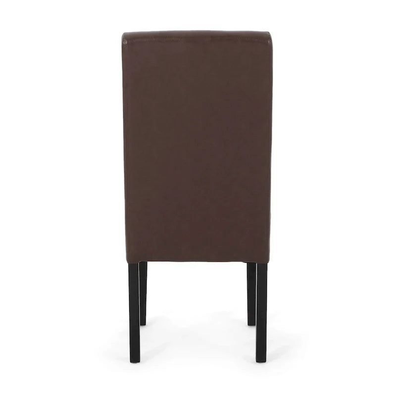 Chaises de salle à manger tapissées à motifs Pertica (lot de 4) par Christopher Knight Home