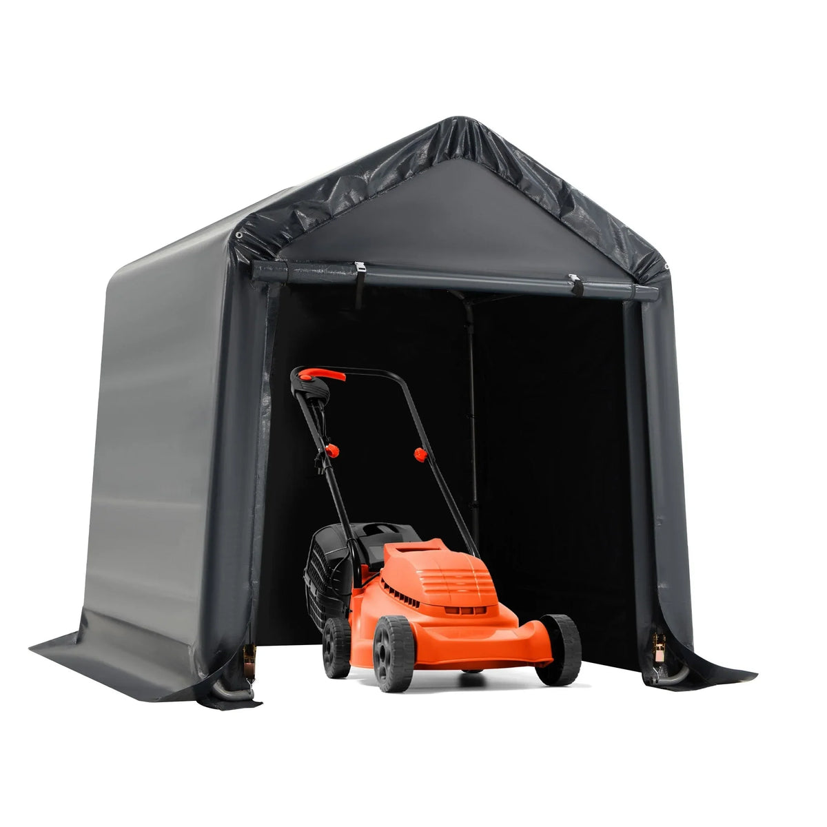 Abri de rangement extérieur et auvent carport : abri portable pour vélos, motos et rangement de jardin