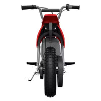Razor MX350 Dirt Rocket Bike Moto Électrique pour Enfants 8+, Capacité de Poids 63 kg, Rouge Batterie 24 V, Jusqu'à 22 km/h, Autonomie 30 min, Pneus Gonflables