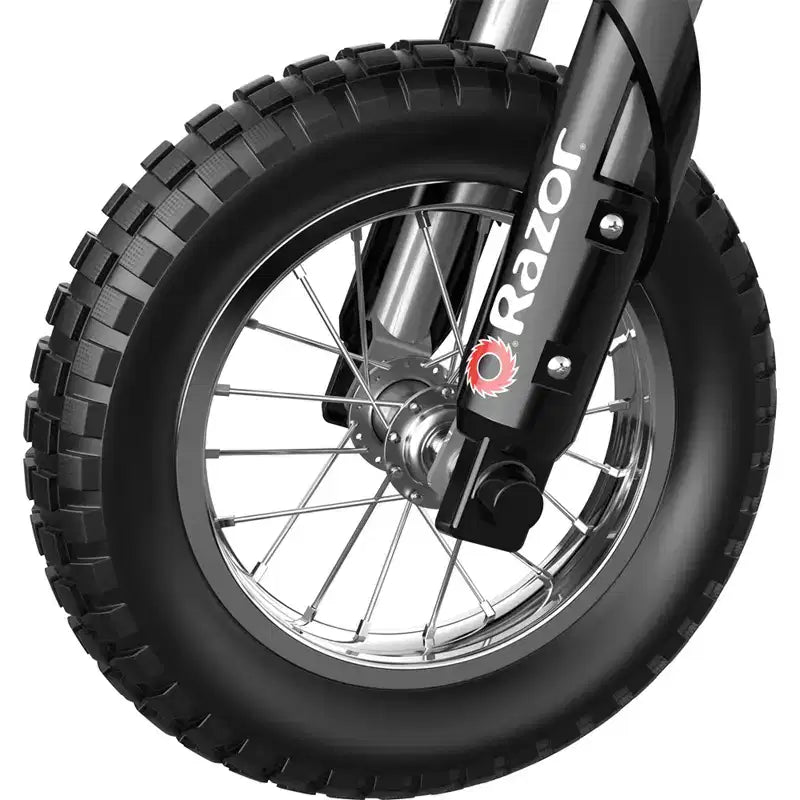 Moto de motocross électrique Razor MX400 Dirt Rocket 24 V, noir