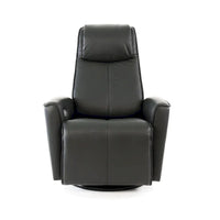 Fauteuil inclinable pivotant en cuir Fjords Urban