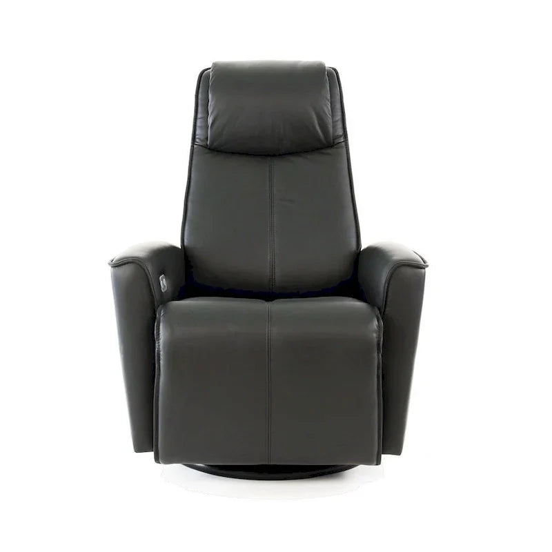 Fauteuil inclinable pivotant en cuir Fjords Urban