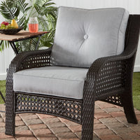 Sunbrella Ensemble de coussins d'extérieur à assise profonde premium 2 pièces