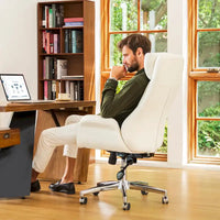 Chaise de bureau en similicuir - Pivotante - Plusieurs coloris