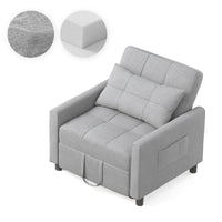 Canapé-lit réglable 3 en 1, fauteuil-canapé escamotable, lit pliant convertible pour salon