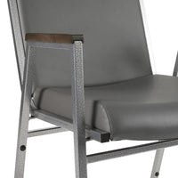 Chaise empilable robuste avec accoudoirs - 21P x 21L x 31H