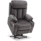 Fauteuil inclinable releveur électrique grand format MCombo avec repose-pieds extensible pour personnes âgées de grande taille, télécommande manuelle, porte-gobelets, tissu 7426