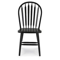 Chaise de salle à manger Windsor Arrowback en bois massif