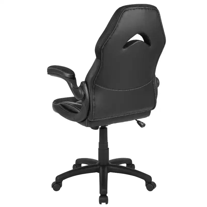 Fauteuil de bureau ergonomique pivotant réglable Flash Furniture X10 pour gamer avec accoudoirs relevables
