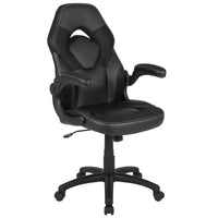 Fauteuil de bureau ergonomique pivotant réglable Flash Furniture X10 pour gamer avec accoudoirs relevables