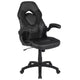 Fauteuil de bureau ergonomique pivotant réglable Flash Furniture X10 pour gamer avec accoudoirs relevables
