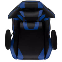 Emma and Oliver Chaise de jeu racing ergonomique avec dossier entièrement inclinable en LeatherSoft rouge