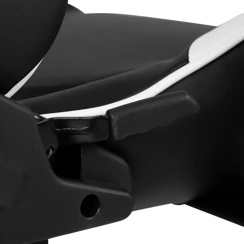 Emma and Oliver Chaise de jeu racing ergonomique avec dossier entièrement inclinable en LeatherSoft rouge