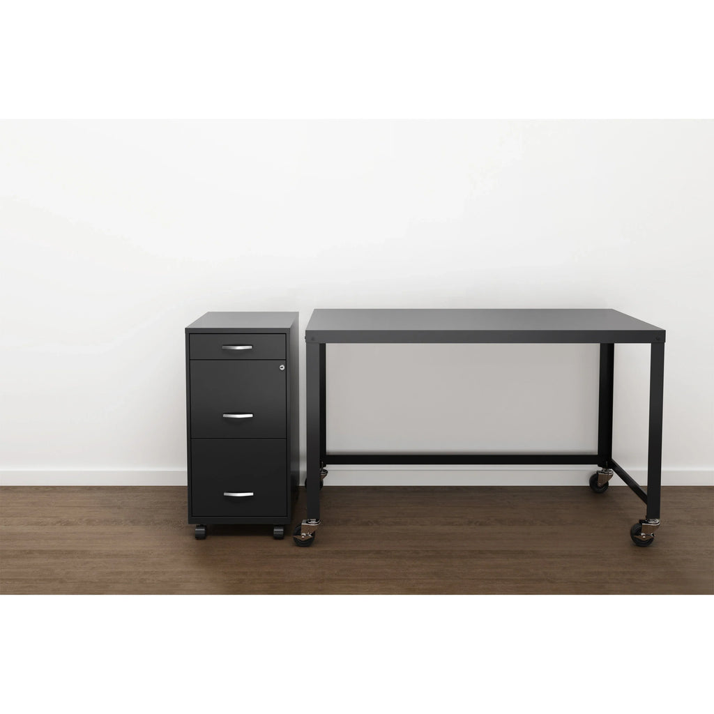 Space Solutions Classeur métallique 3 tiroirs 18 de profondeur