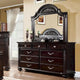 Commode et miroir traditionnels 2 pièces à 9 tiroirs Vame par Furniture of America
