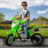 Moto Électrique 6V pour Enfants Best Choice Products avec Roues d'Apprentissage, Lumières et Musique