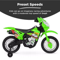 Moto Électrique 6V pour Enfants Best Choice Products avec Roues d'Apprentissage, Lumières et Musique