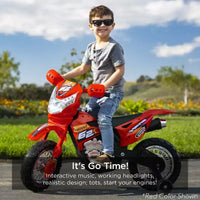Moto Électrique 6V pour Enfants Best Choice Products avec Roues d'Apprentissage, Lumières et Musique