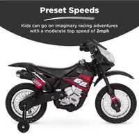 Moto Électrique 6V pour Enfants Best Choice Products avec Roues d'Apprentissage, Lumières et Musique