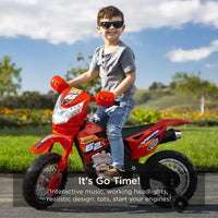 Moto Électrique 6V pour Enfants Best Choice Products avec Roues d'Apprentissage, Lumières et Musique