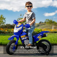 Moto Électrique 6V pour Enfants Best Choice Products avec Roues d'Apprentissage, Lumières et Musique