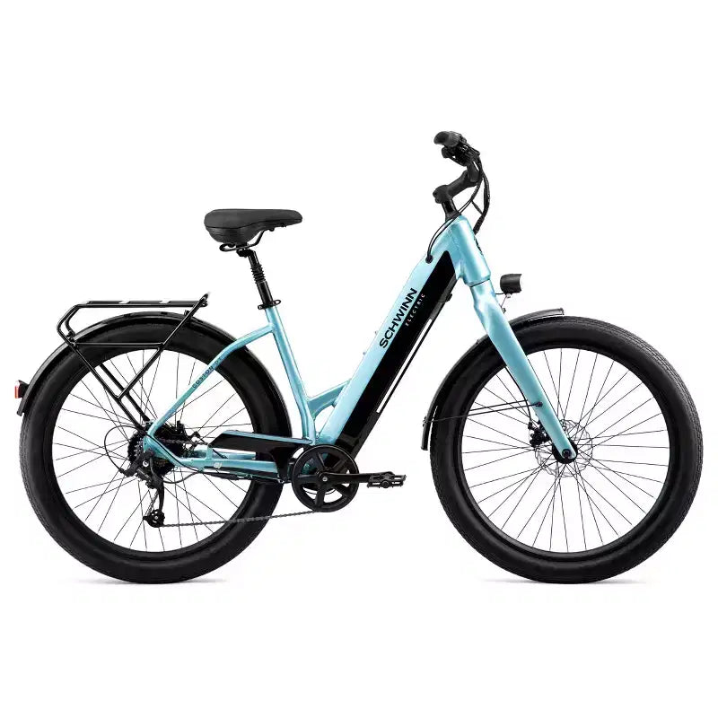 Vélo électrique hybride Schwinn Adult Coston DX 27.5 à enjambement facile