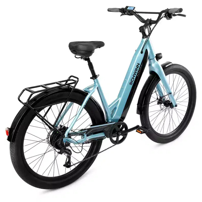 Vélo électrique hybride Schwinn Adult Coston DX 27.5 à enjambement facile