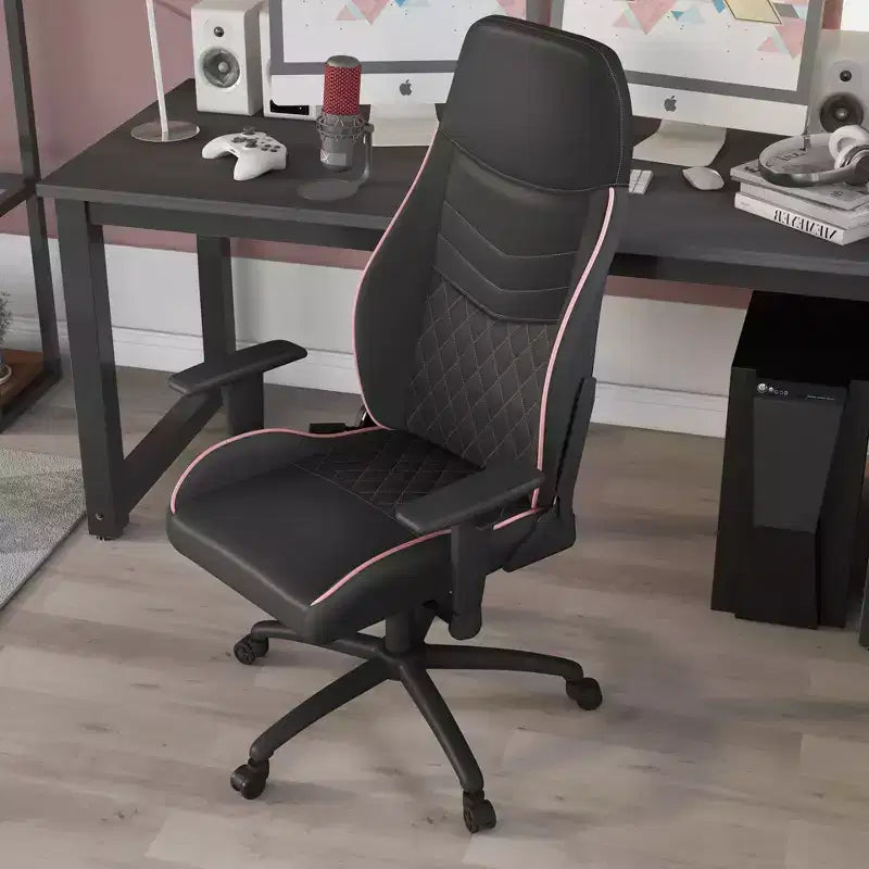 Fauteuil de gaming en similicuir surpiqué Ansar Diamond 24h/24, 7j/7, disponible à domicile